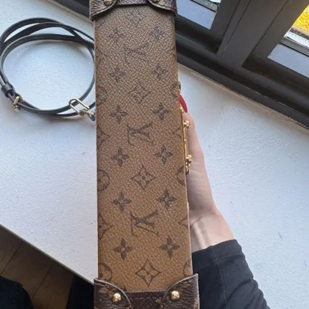 Louis Vuitton Petite Malle Crossbody Handbag Monogram Reverse - Picture 8 of 8
